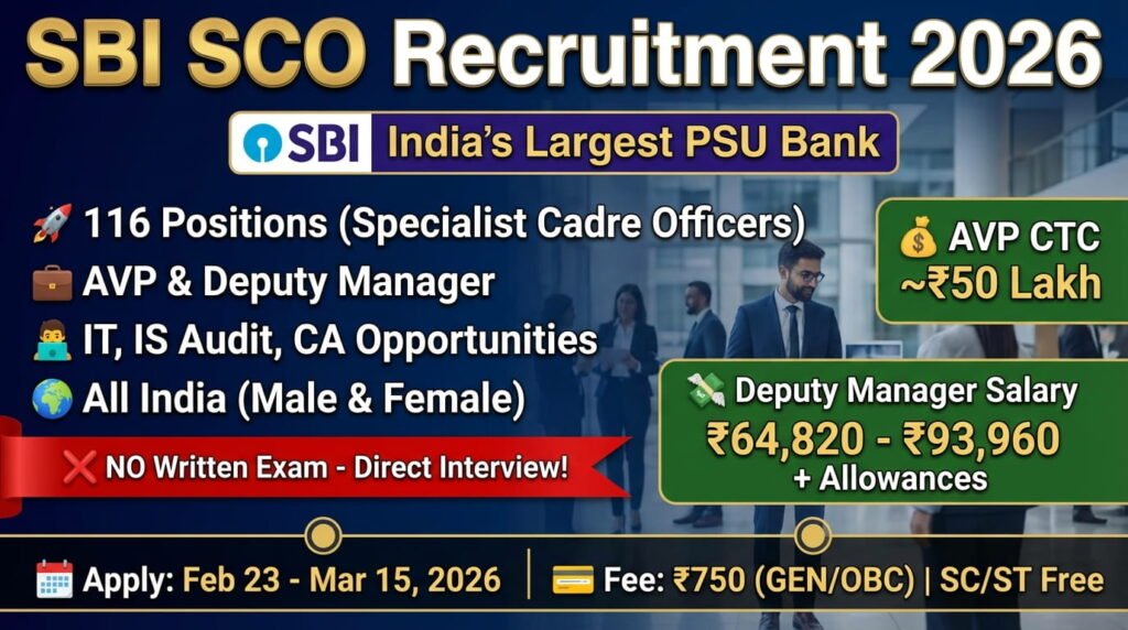 SBI SCO Recruitment 2026