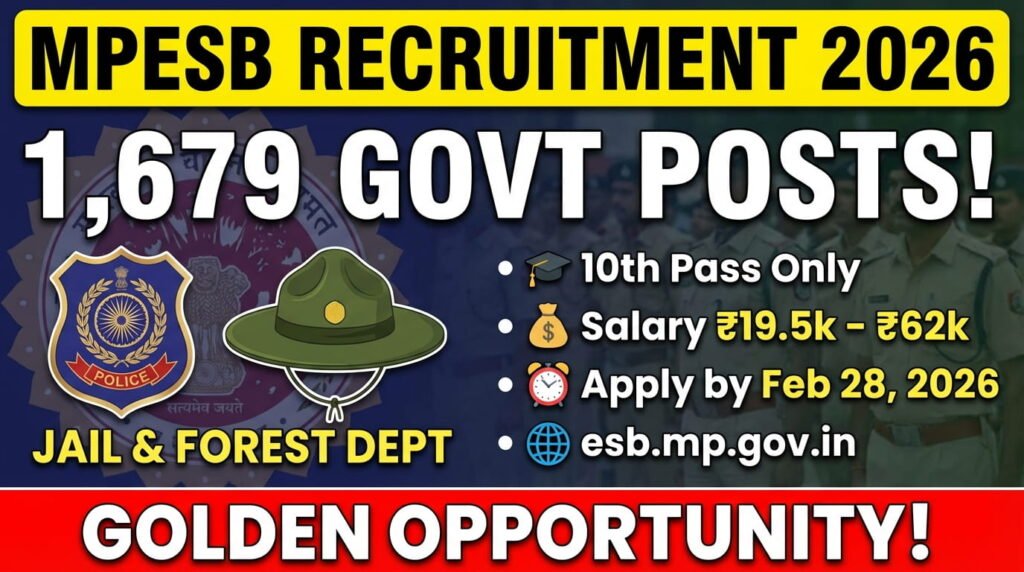 MPESB Recruitment 2026