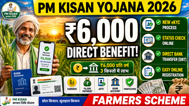 PM Kisan Yojana 2026 – eKYC status check, installment details, application process guide