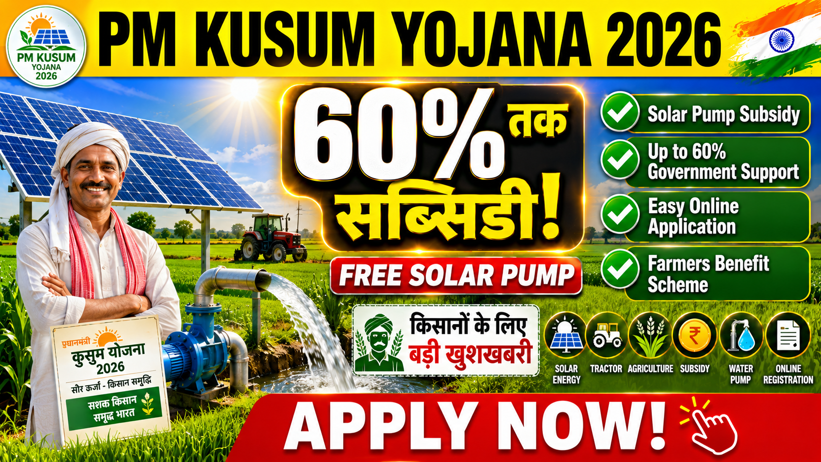 PM KUSUM Yojana 2026