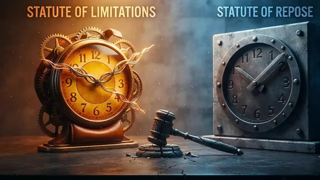 Statute of Limitations vs. Statute of Repose Critical Deadlines for Injury Claims